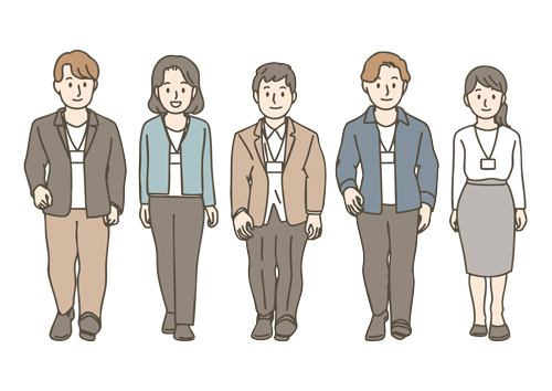 個性を尊重！髪色・服装・働き方ぜんぶ自由