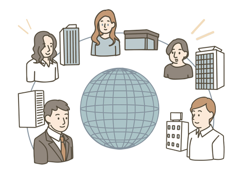 国内外のプロジェクトでグローバルな働き方ができる！