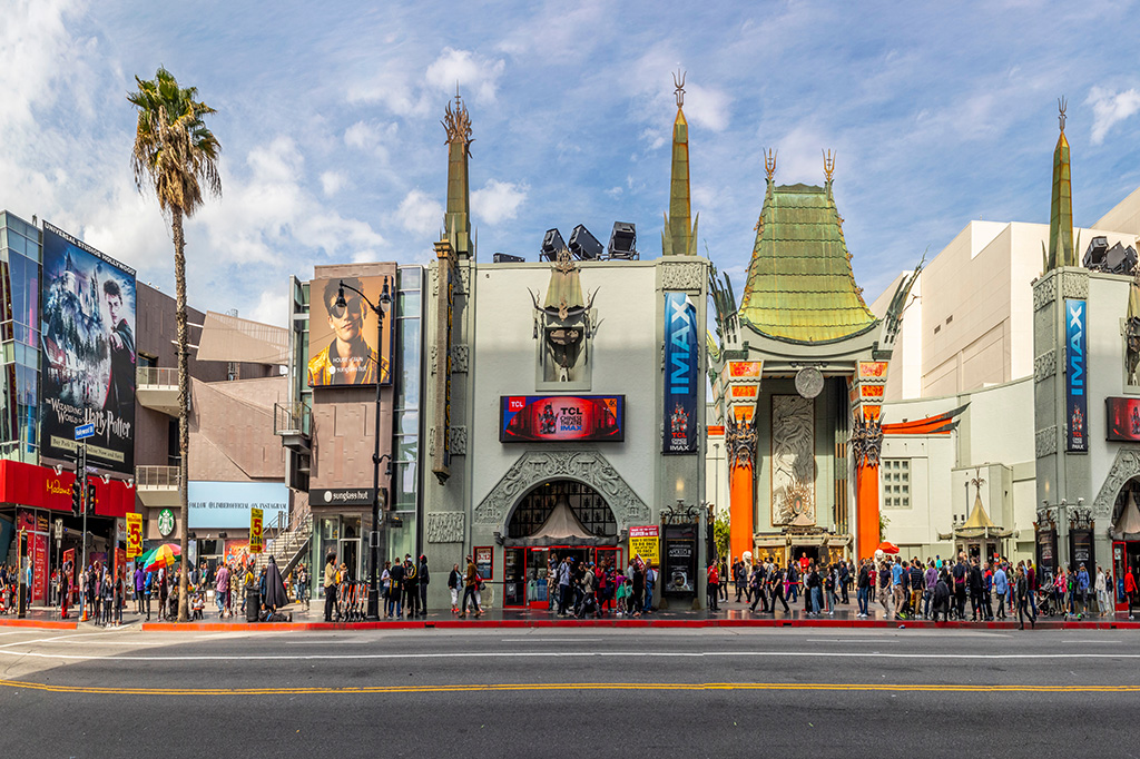 ハリウッドの街並み